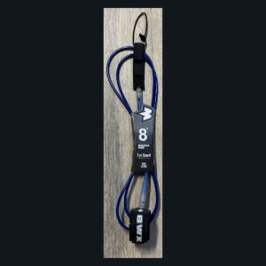 Leash Banana Wax 8' Fun Board — Azul